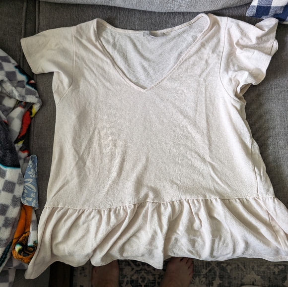 LOFT Tops - Peplum tee